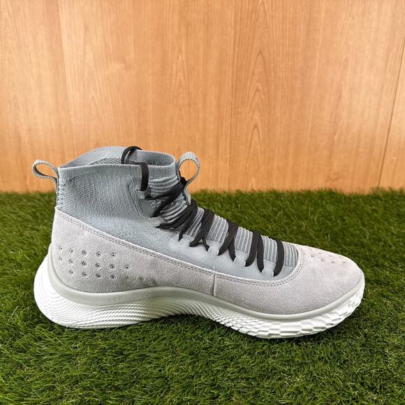 Under Armour Curry 4 FloTro Mod Gray Basketball Shoes 3024861-102 Men\'s Size 13 main image 4